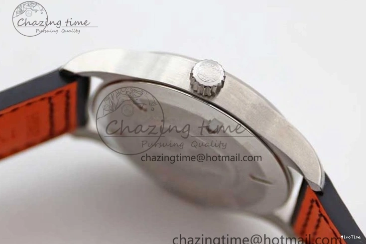 MIROTIME 0122 Vibrant Mark XVIII IW327001 SS M+F 1:1 Best Edition Black Dial on Black Leather Strap A 7055